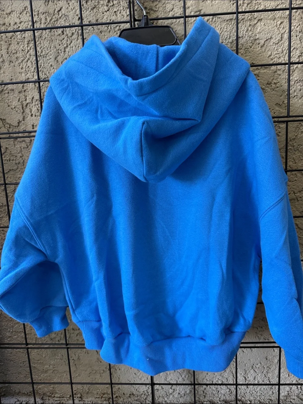 GAP Kids Bright Blue Hoodie with White Logo